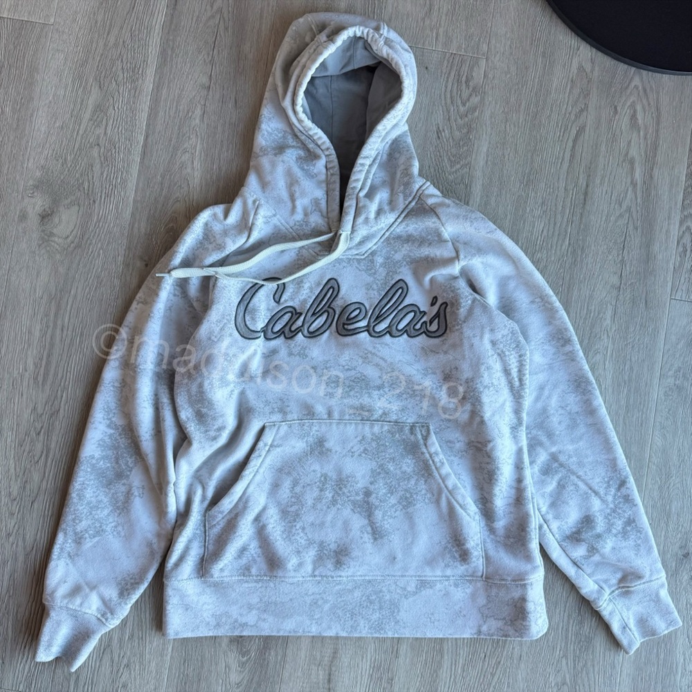 Cabela’s Camo Cotton Hoodie Pullover Large